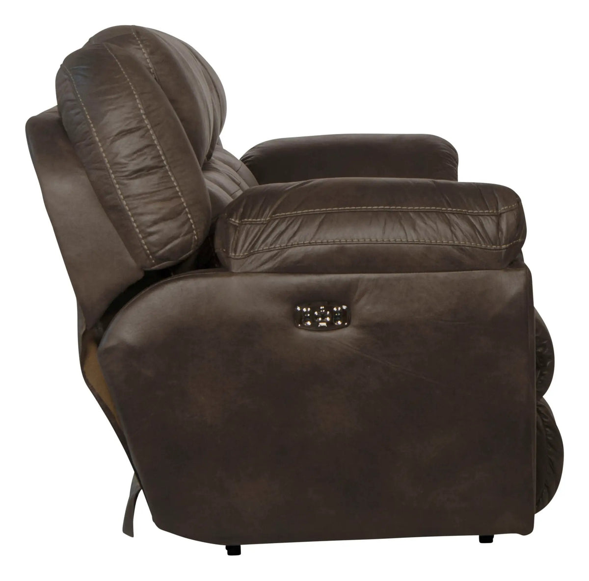 Ferrington Power Lay Flat Reclining Sofa with Power Adjustable Headrest & Lumbar | 2 Pieces | Polyester & Fabric | Living Room
