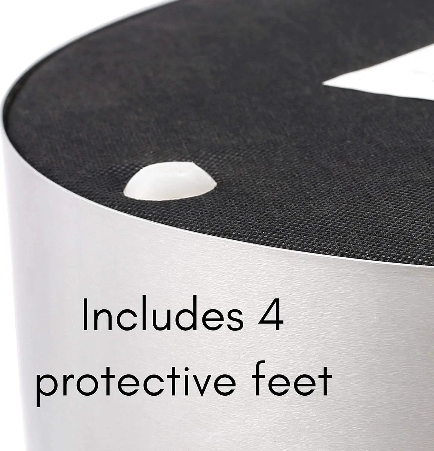 Sleek Round Ottoman Foot Stool Blue Memory Foam Padding from PriceLows™