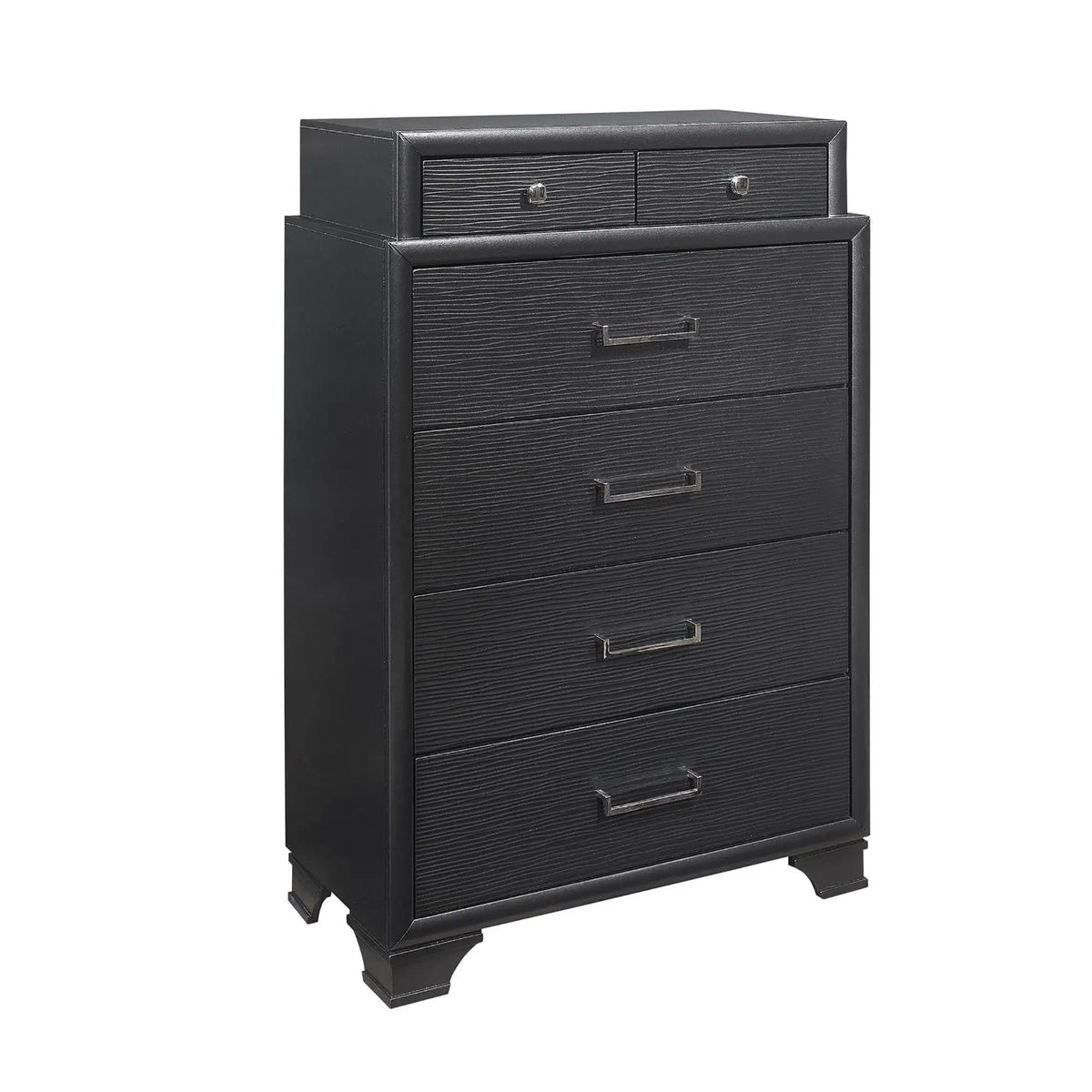 Civic Chest | 2 Pieces | Solid Wood & Metal | Living Room