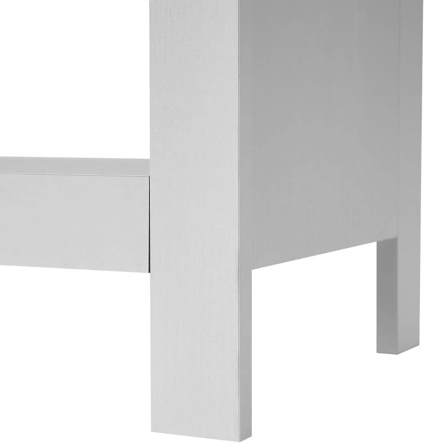 43 Inch White Mid Century Modern TV Stand For 50 Inch TVs from PriceLows™