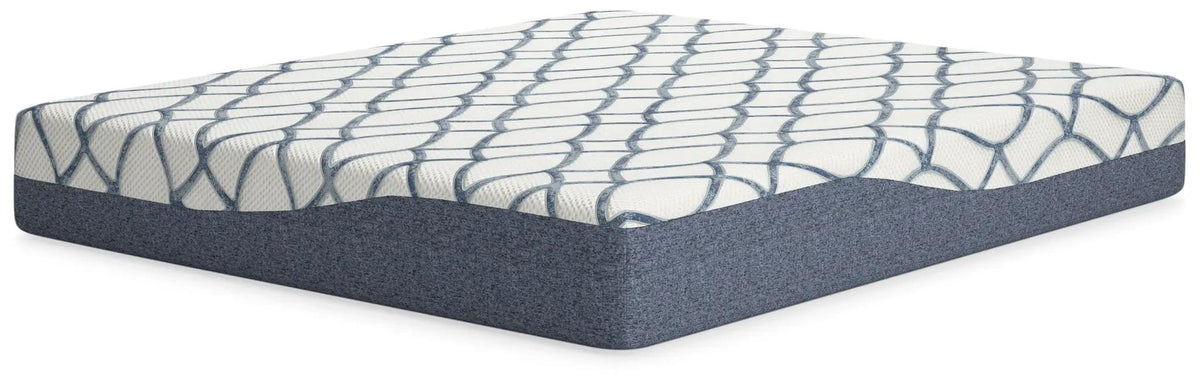 12 Inch Chime Elite 2.0 California King Mattress | 83.5 x 72 x 12 in | Bedroom Furniture | White / Blue