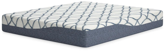 12 Inch Chime Elite 2.0 California King Mattress | 83.5 x 72 x 12 in | Bedroom Furniture | White / Blue