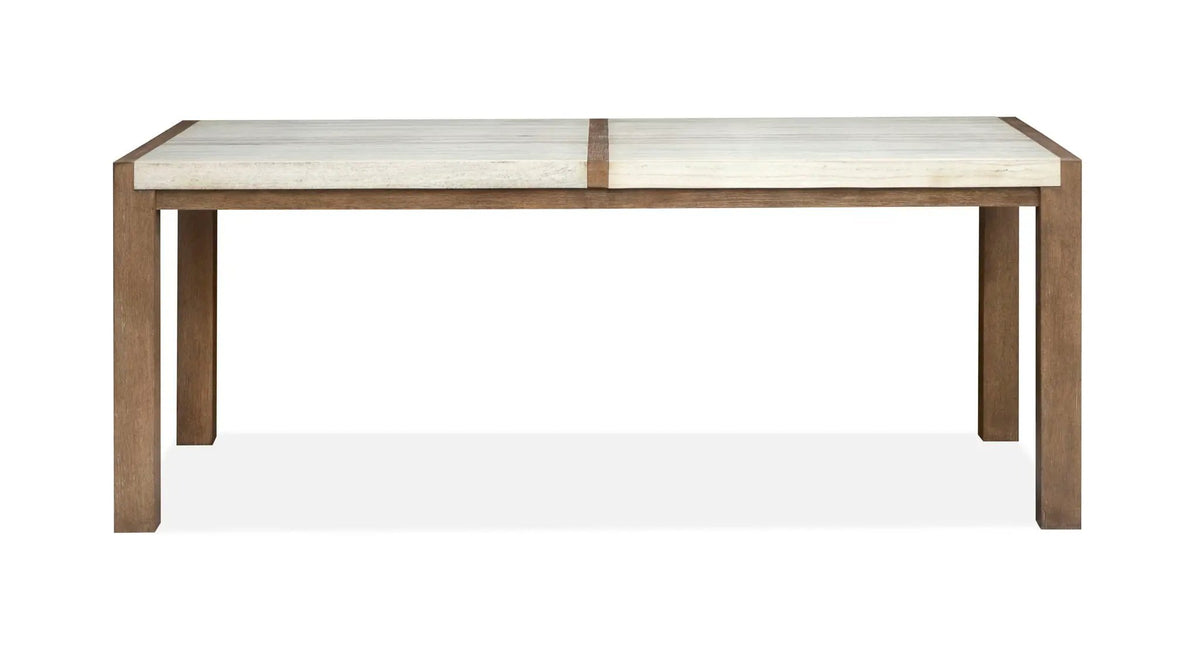 Plum Creek Rectangular Dining Table | 80 Inch Width | Serene Seasonless Style | Natural Beauty