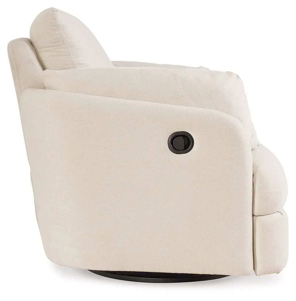 Modmax Swivel Glider Recliner | Cool Contemporary Look | Low-Maintenance Lounging | 41.38 Inch Length
