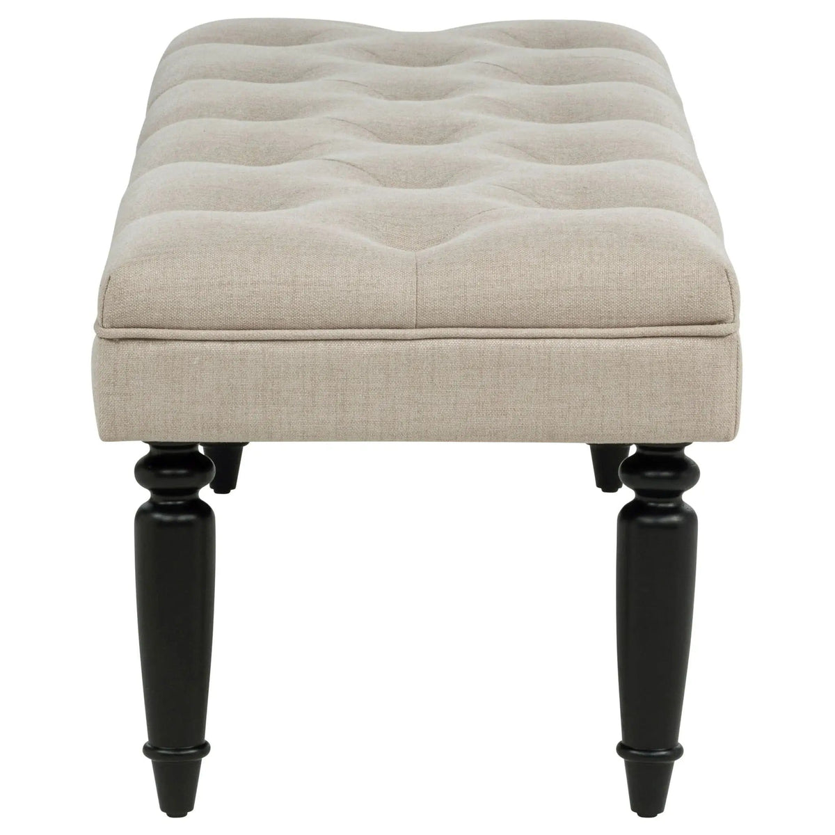 Marsha 52-inch Upholstered Entryway Accent Bench Latte | 52.25 x 19.75 x 18 in | Living Room Furniture | Living Room
