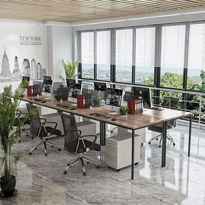 Rustic Vintage Brown Conference Table For 16 Seats from PriceLows™
