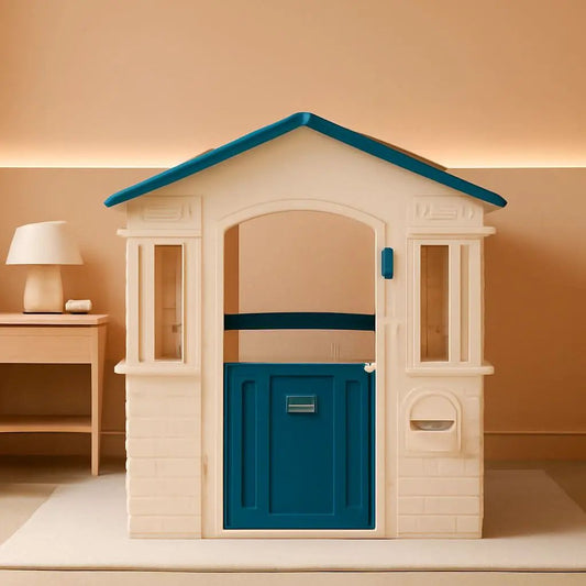 Blue Cape Cottage Playhouse Large Outdoor Kids Playhouse from PriceLows™