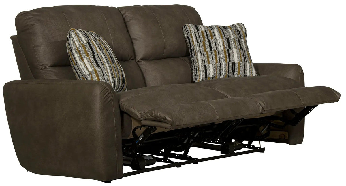 Dorian Reclining Loveseat | 4 Pieces | Faux Leather & Fabric | Living Room