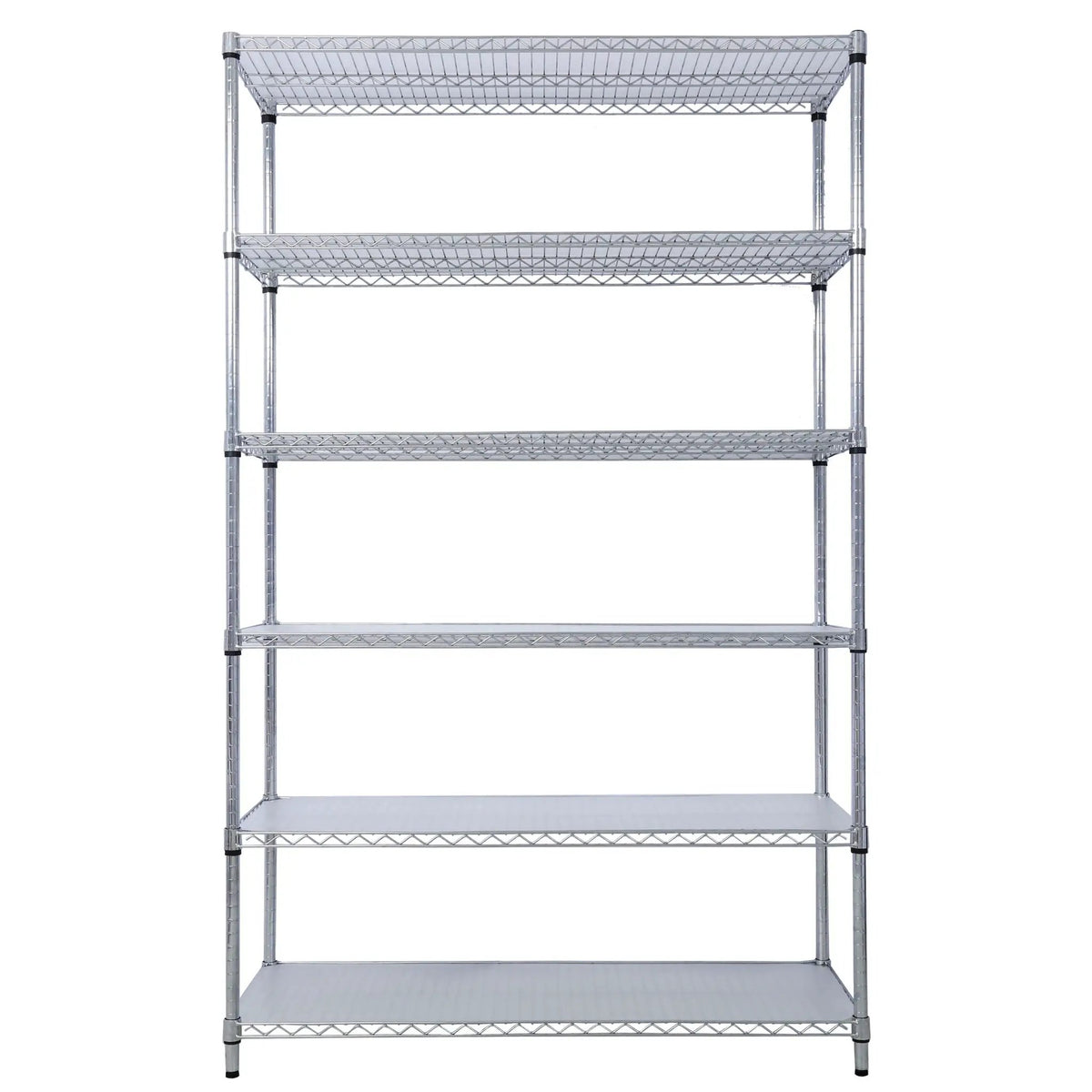 6 Tier Wire Shelving Unit | 6000 Lb Capacity | NSF Metal Rack | Adjustable Shelves