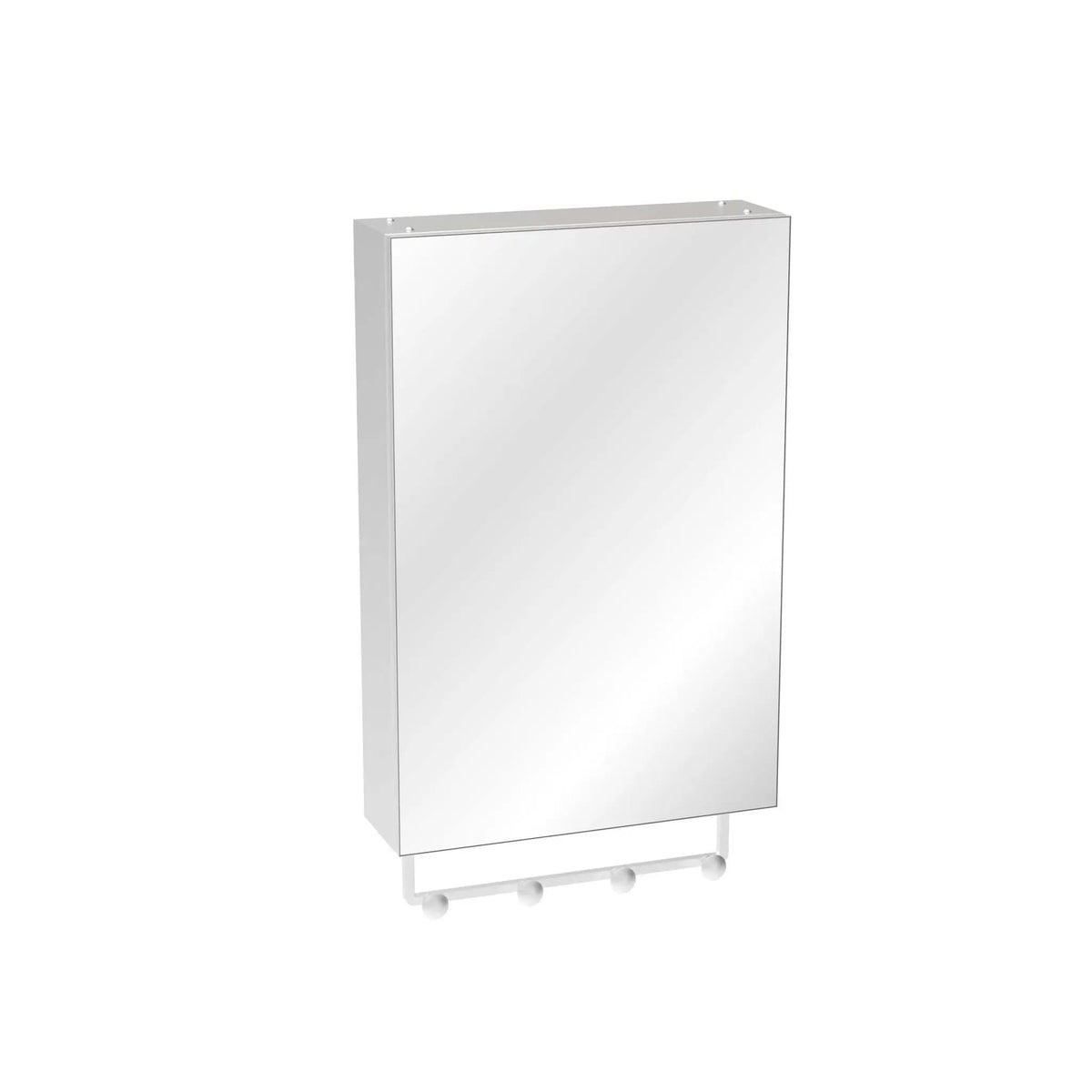 Medicine Cabinet, Wall Mounted Bathroom Mirror With Storage, Adjustable Shelves - | 24 x 16 x 4.8 in | Bathroom Furniture | Silver