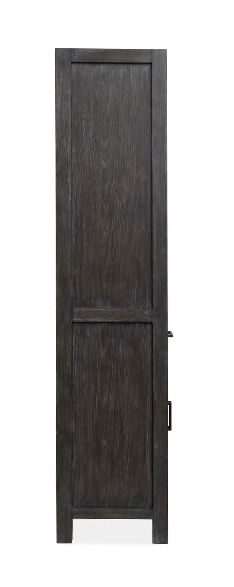 Plum Creek Display Cabinet | 2 Pieces | Oak Veneer & Fabric | Home
