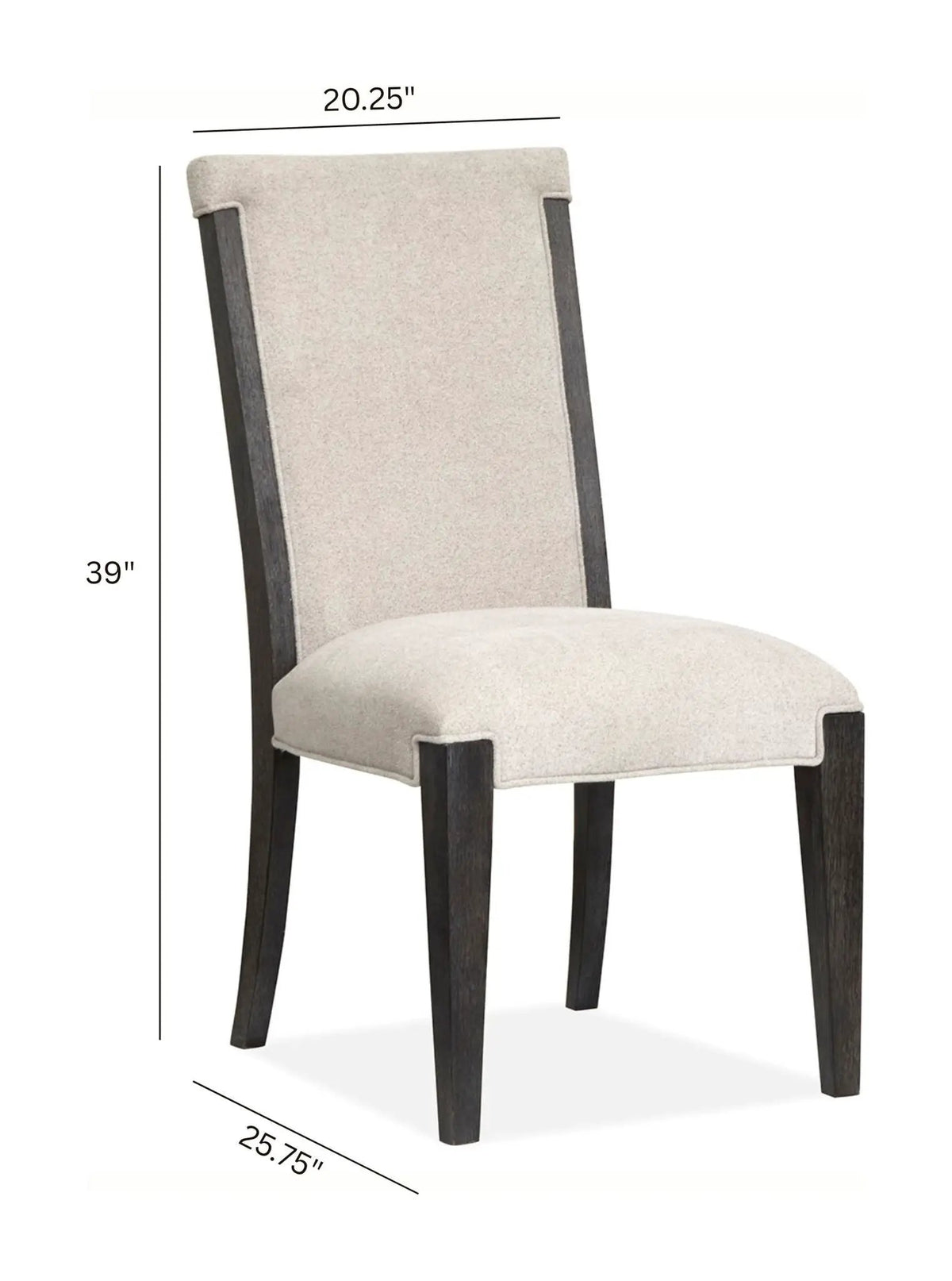 Plum Creek Upholstered Side Chairs | Set Of 2 | Serene Seasonless Style | Dining Room