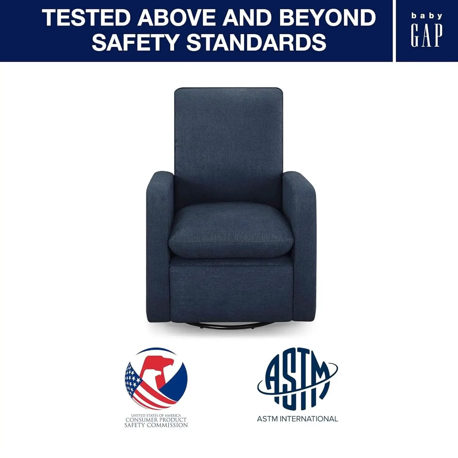 Babygap Cloud Recliner Sailor Livesmart Evolve Fabric from PriceLows™
