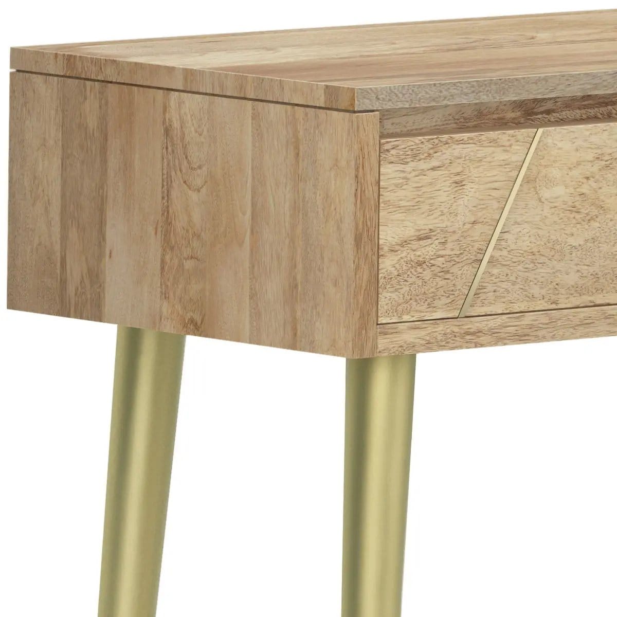Jager Console Table | 48 x 15 x 32 in | Metal & Wood | Natural