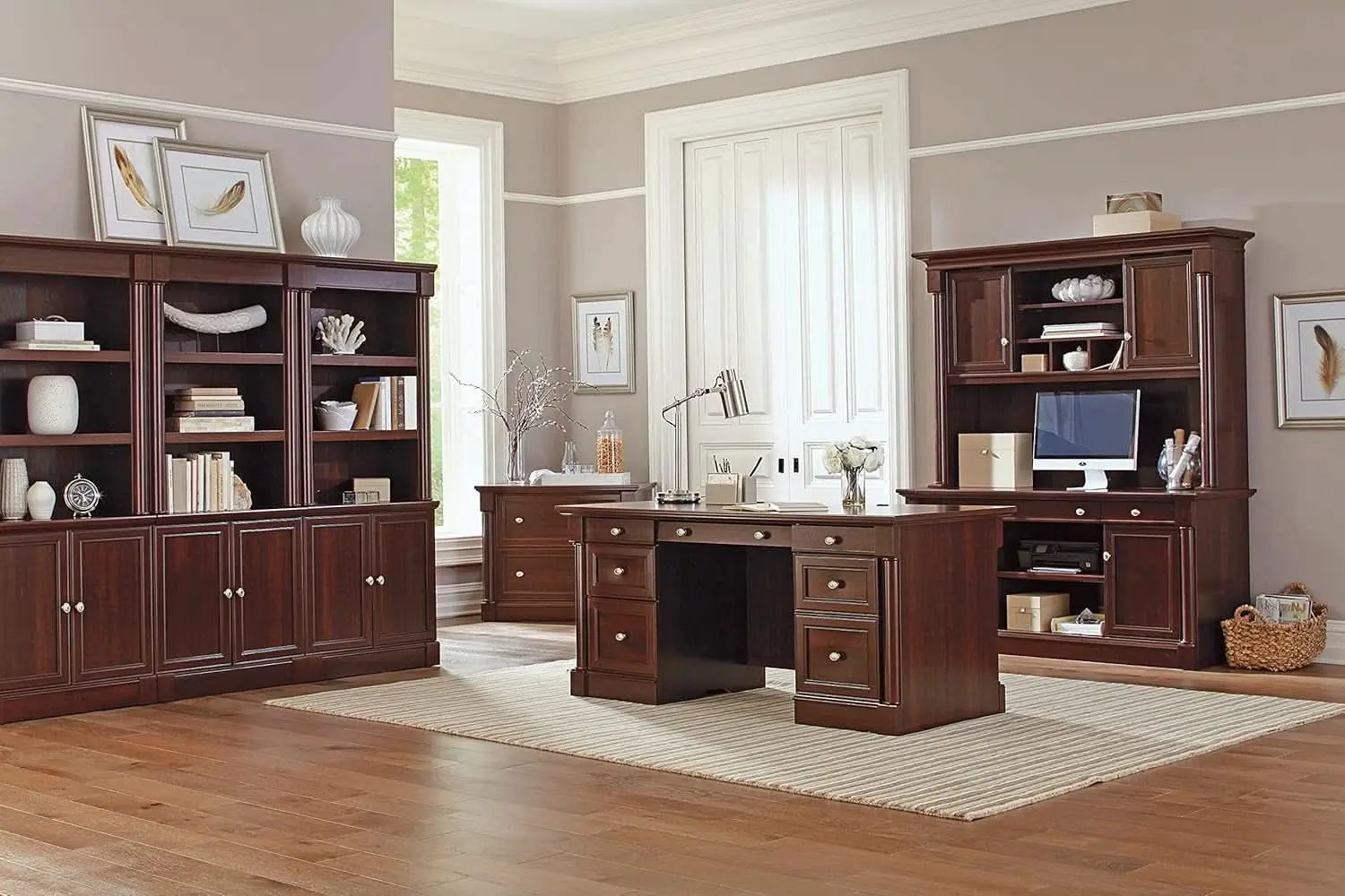 Palladia Lateral File Cabinet 36.81in L Select Cherry from PriceLows™