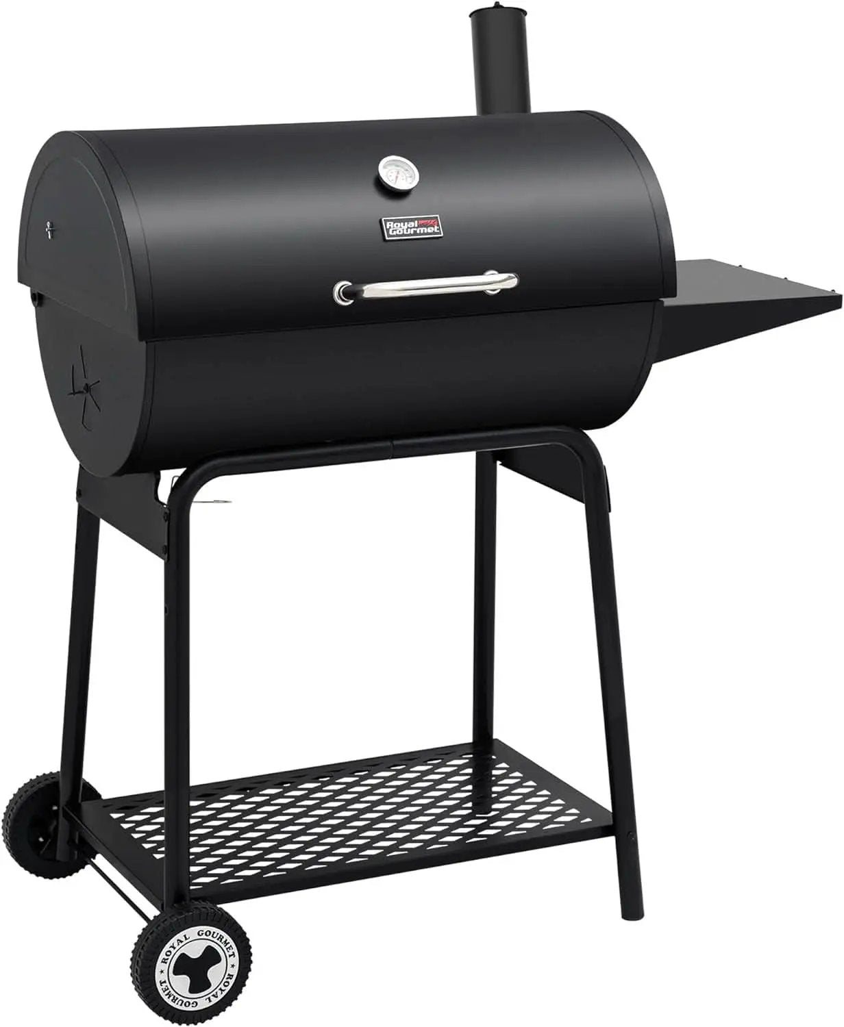 30 Inch Barrel Charcoal Grill With 627 Square Inches Cooking Space from PriceLows™