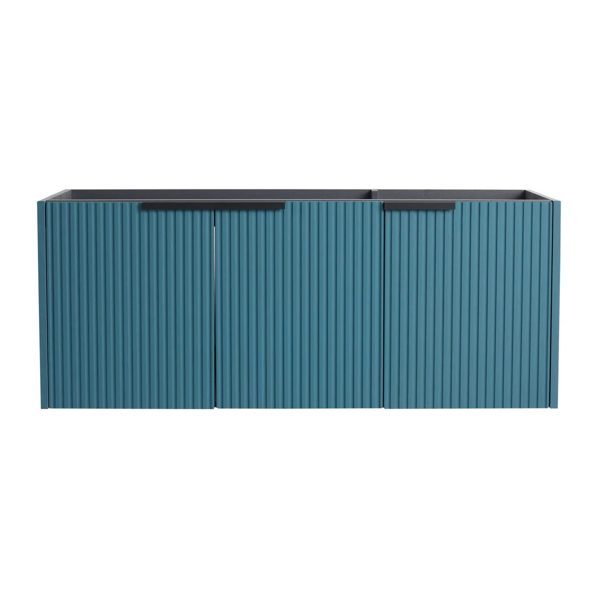 Wall Mounted Bathroom Vanity | Soft Close Doors | Wavy Door Panels