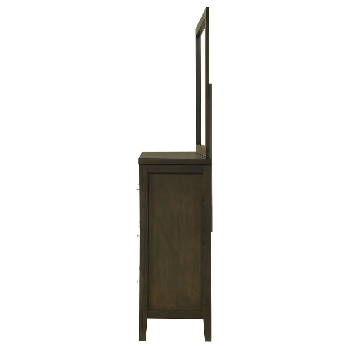 Wilkes 6-drawer Dresser and Mirror Dark Cocoa | 56.25 x 15.25 x 72.25 in | Metal | Bedroom
