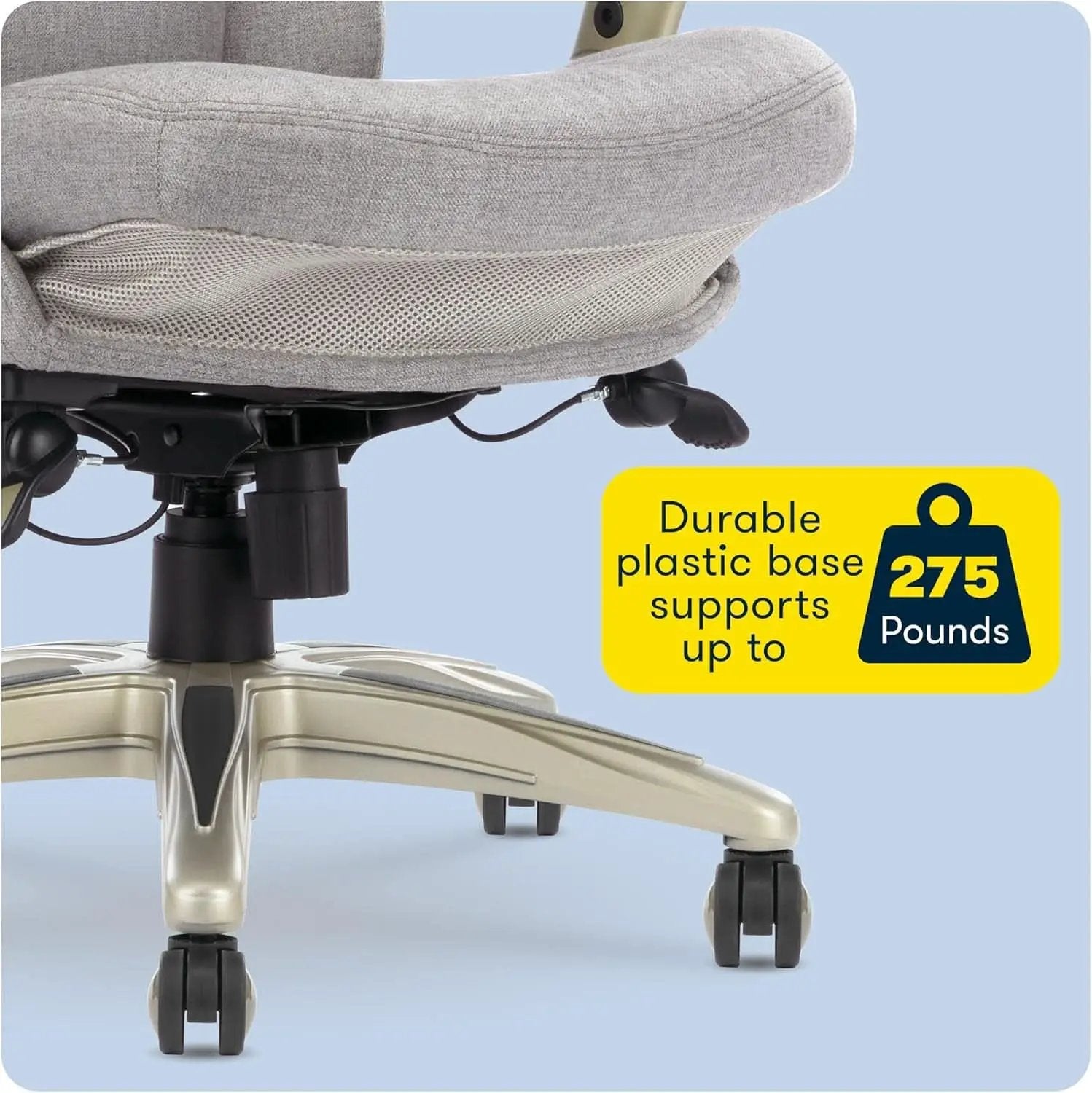 Ergonomic Executive Office Chair With Motion Technology Gray from PriceLows™