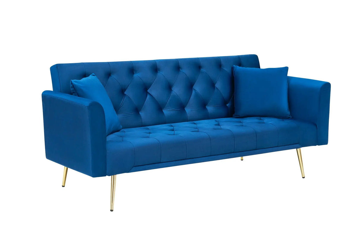 Convertible Folding Sofa Bed | Double Size | Small Space Design | Living Room Futon