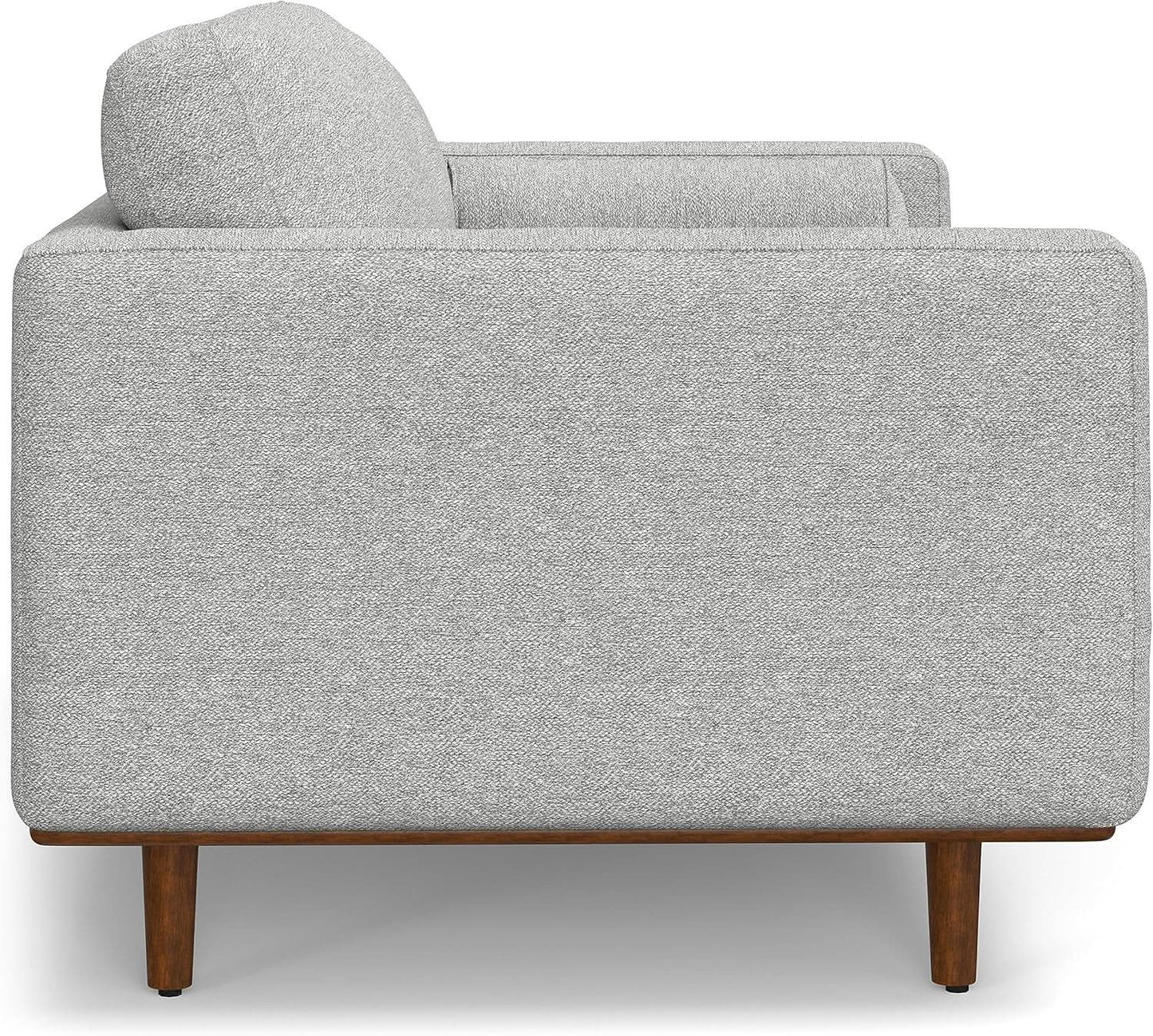 Morrison 72 Inch Mid Century Modern Sofa Set Mist Grey from PriceLows™