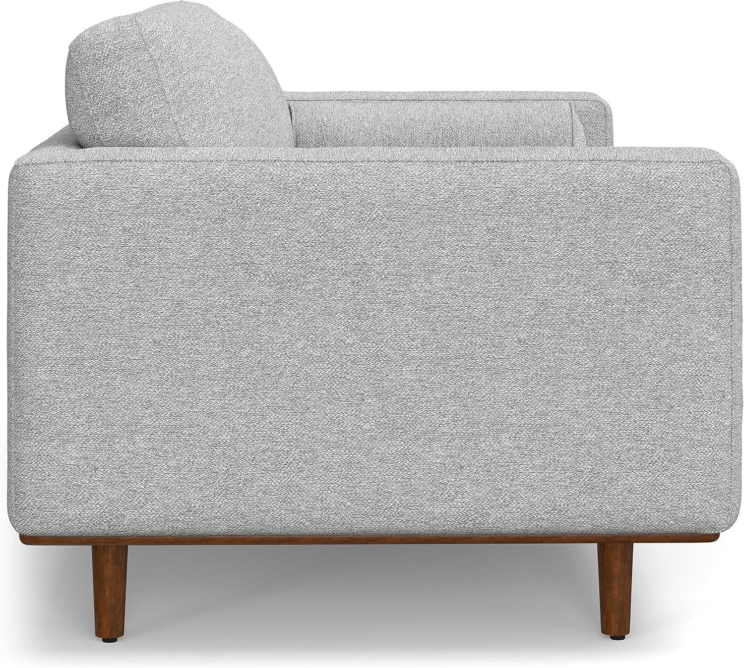 Morrison 72 Inch Mid Century Modern Sofa Set Mist Grey from PriceLows™