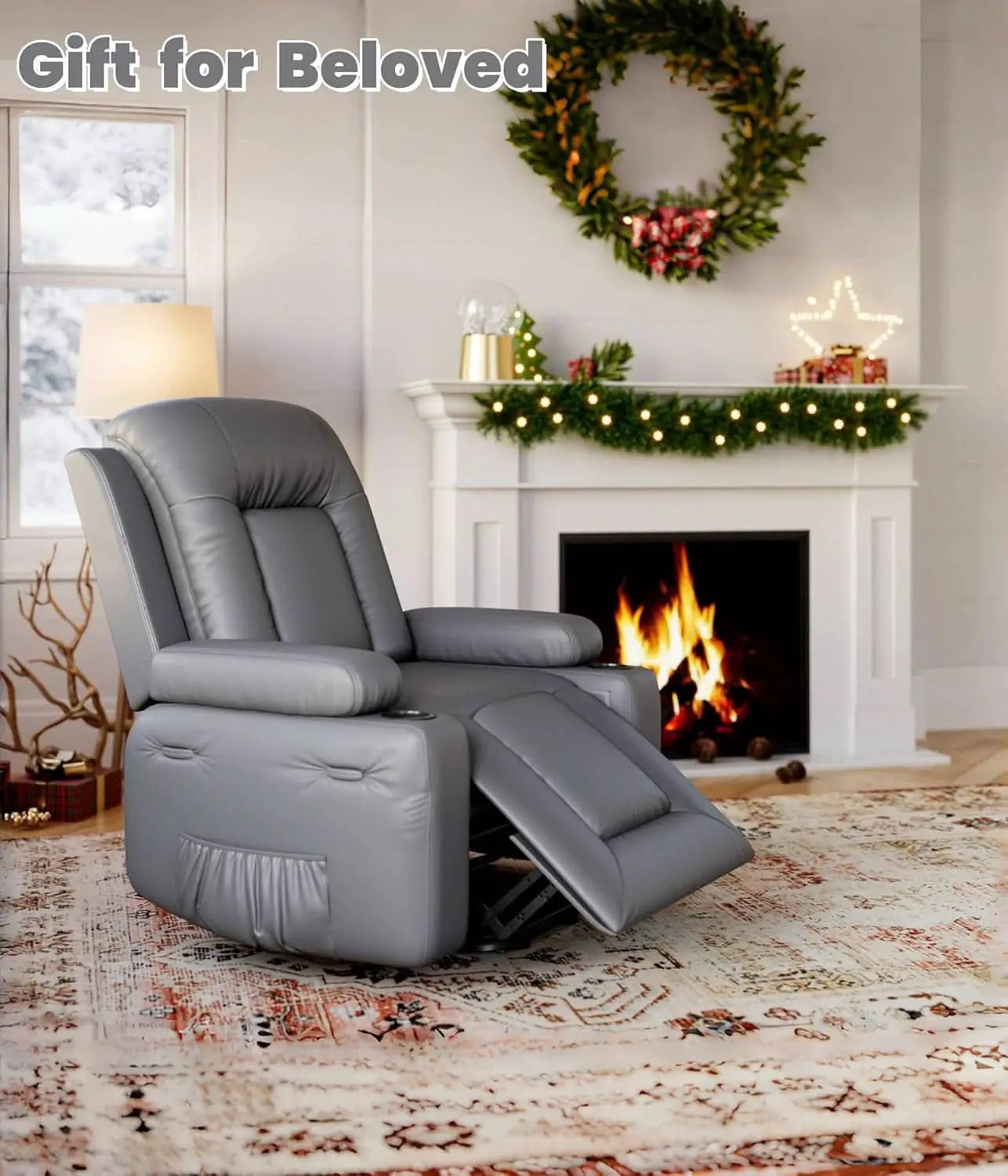 Power Lift Recliner Chair With Heat And Massage For Seniors from PriceLows™
