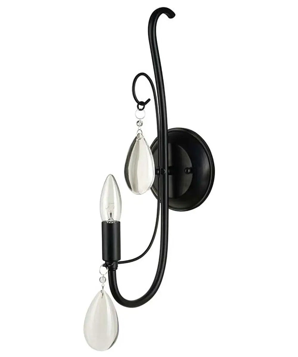 LED Wall Sconce | 1 Light | 17 Inch Height | Dark Bronze Finish