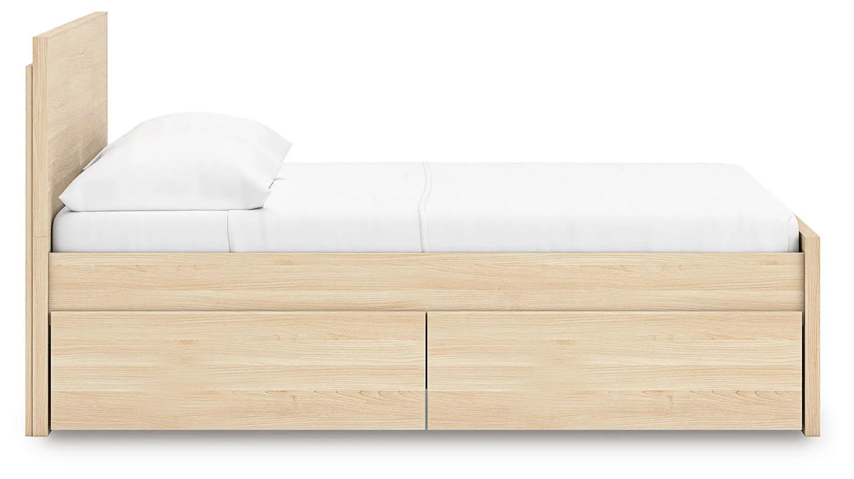 Onita Panel Platform Bed | Minimal Design | Ultra-Clean Lines | Easy-Elegant Solid Finish