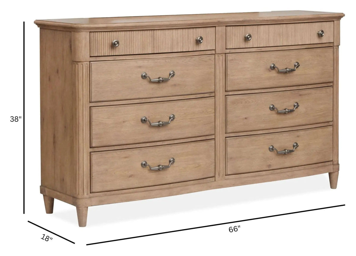 Harmony Heights Double Drawer Dresser | 2 Pieces | Bedroom Furniture | Bedroom