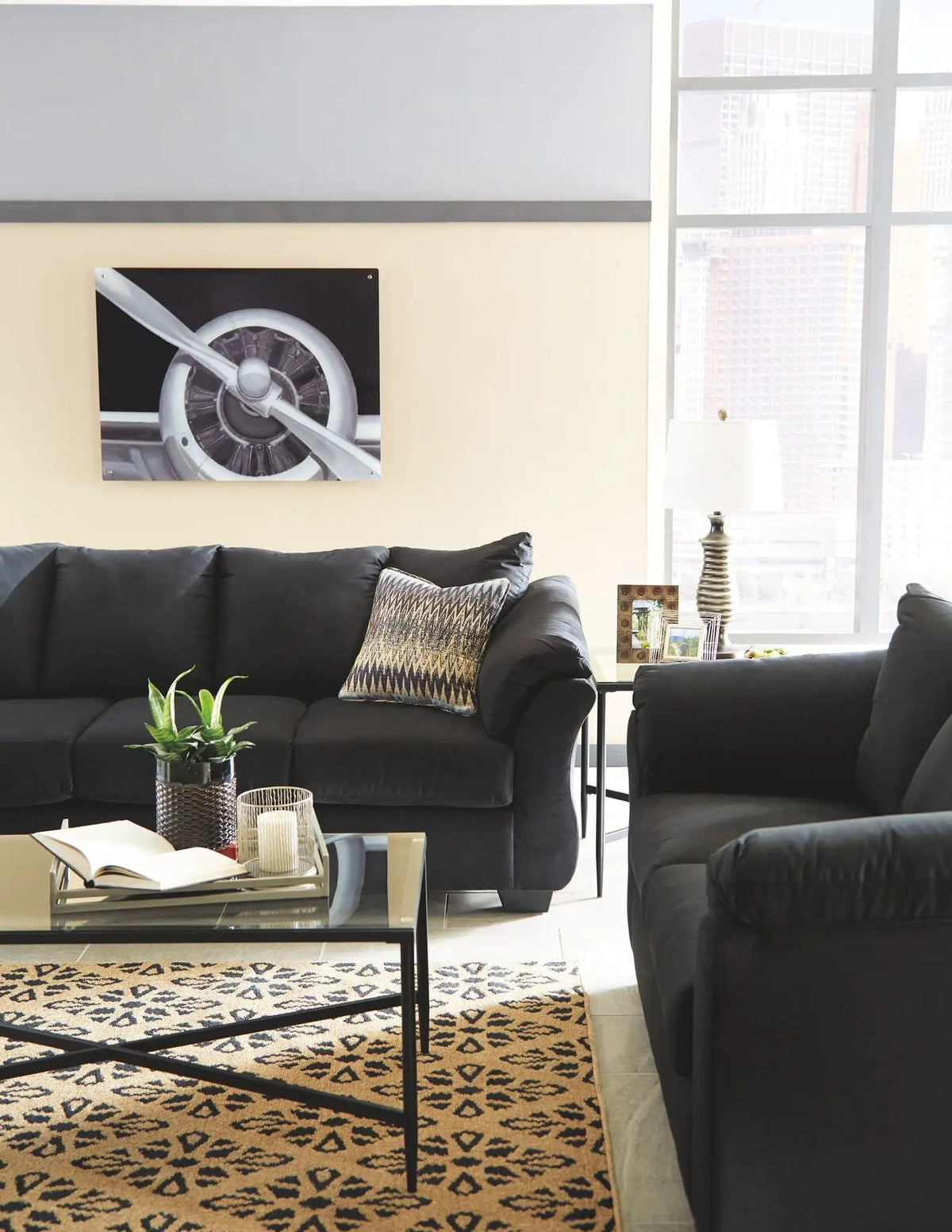Darcy Living Room Set Stationary Sofa & Loveseat | Stationary Sofa & Loveseat | Living Room Furniture | Living Room