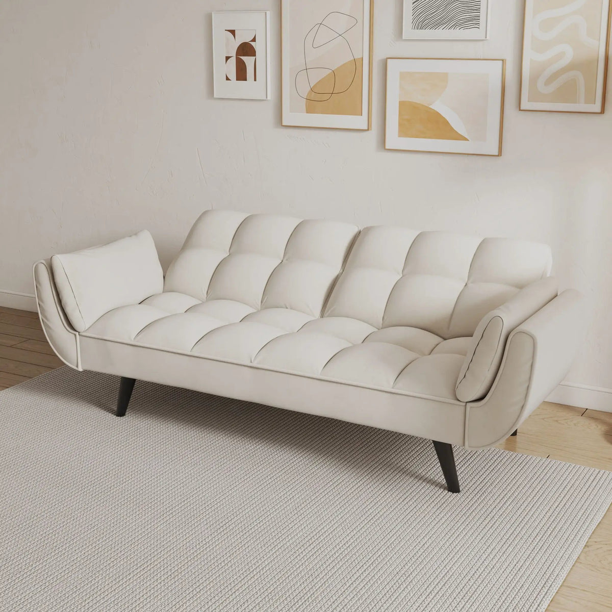 Convertible Sofa | Two Seater | Adjustable Back | Compact