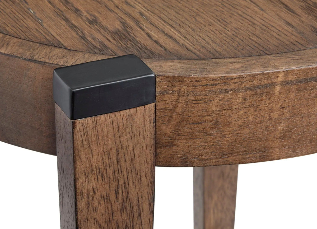 Kaysen Round Table | 2 Pieces | Oak Veneer | Living Room