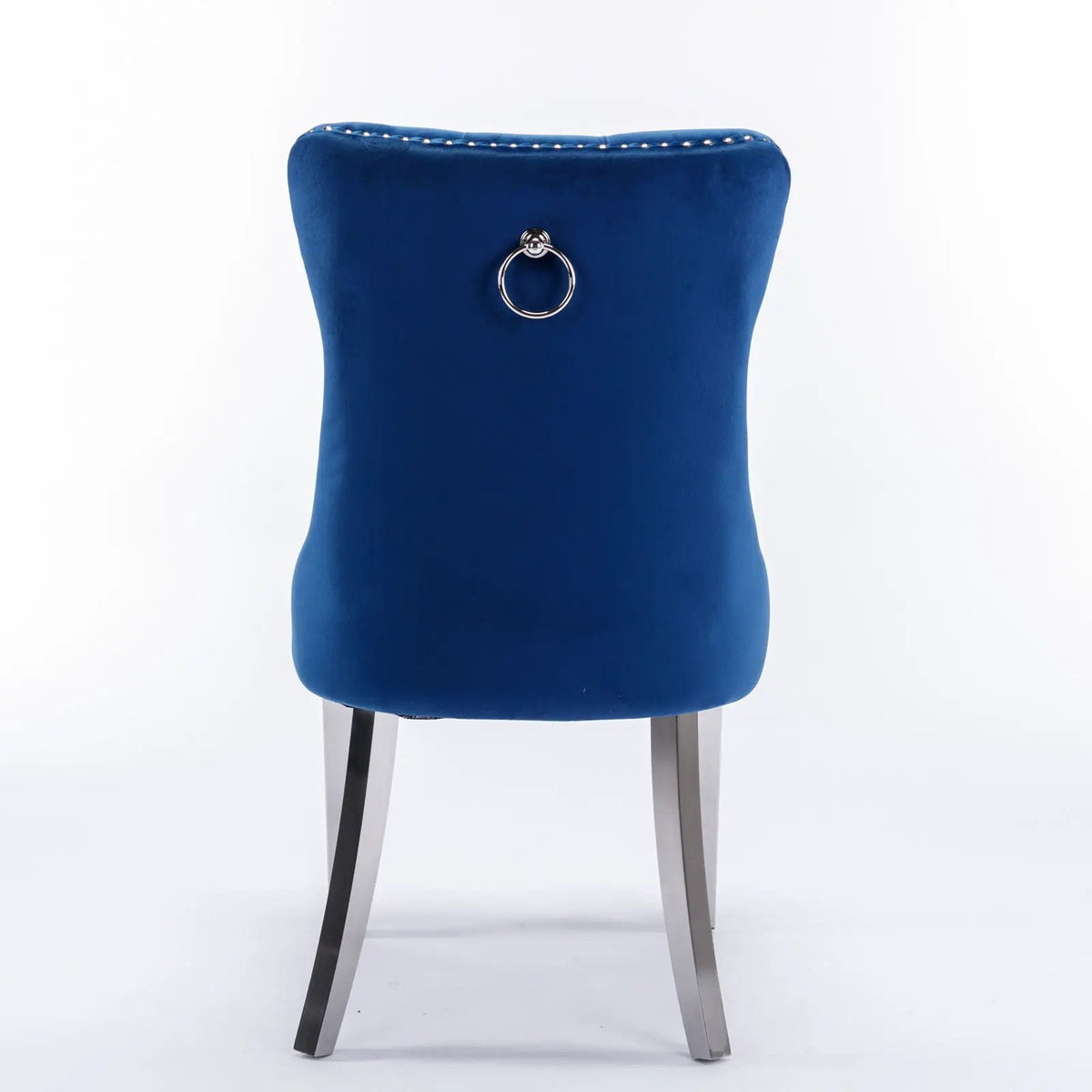Dining Chair | Tufted Upholstery | Stainless Steel Legs | Set Of 2