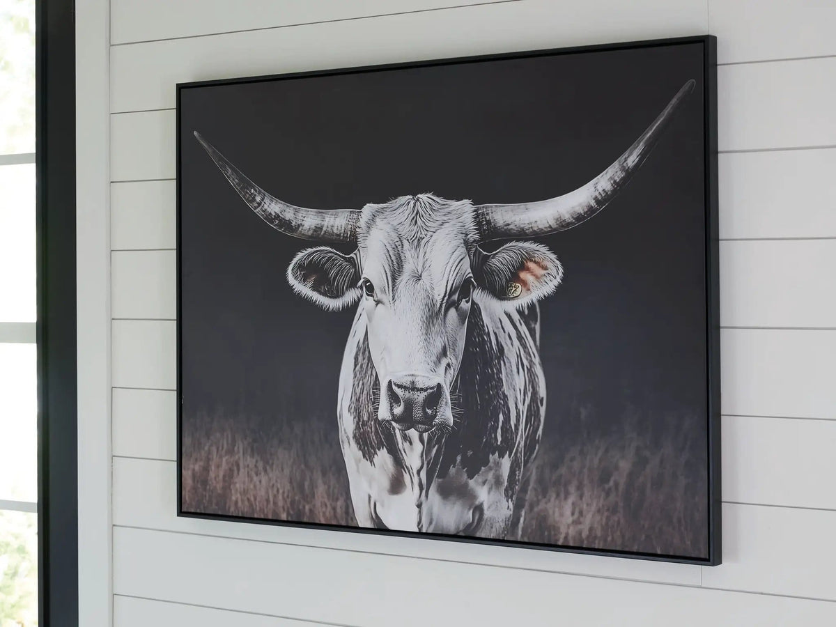 Harlandale Wall Art | 47.75 x 1.5 x 36 in | Home Furniture | Black / White / Brown