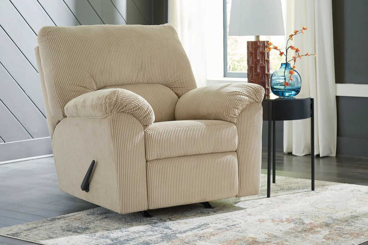 SimpleJoy Rocker Recliner Rocker Chair | 3 Pieces | Living Room Furniture | Living Room