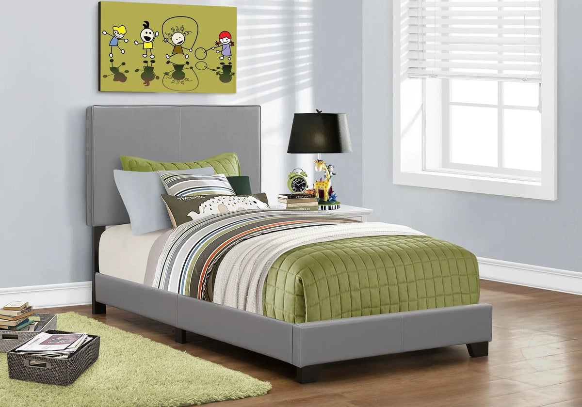 Upholstered Storage Bed | Transitional Style | Low Profile Platform Frame | 45.75 Inch Height