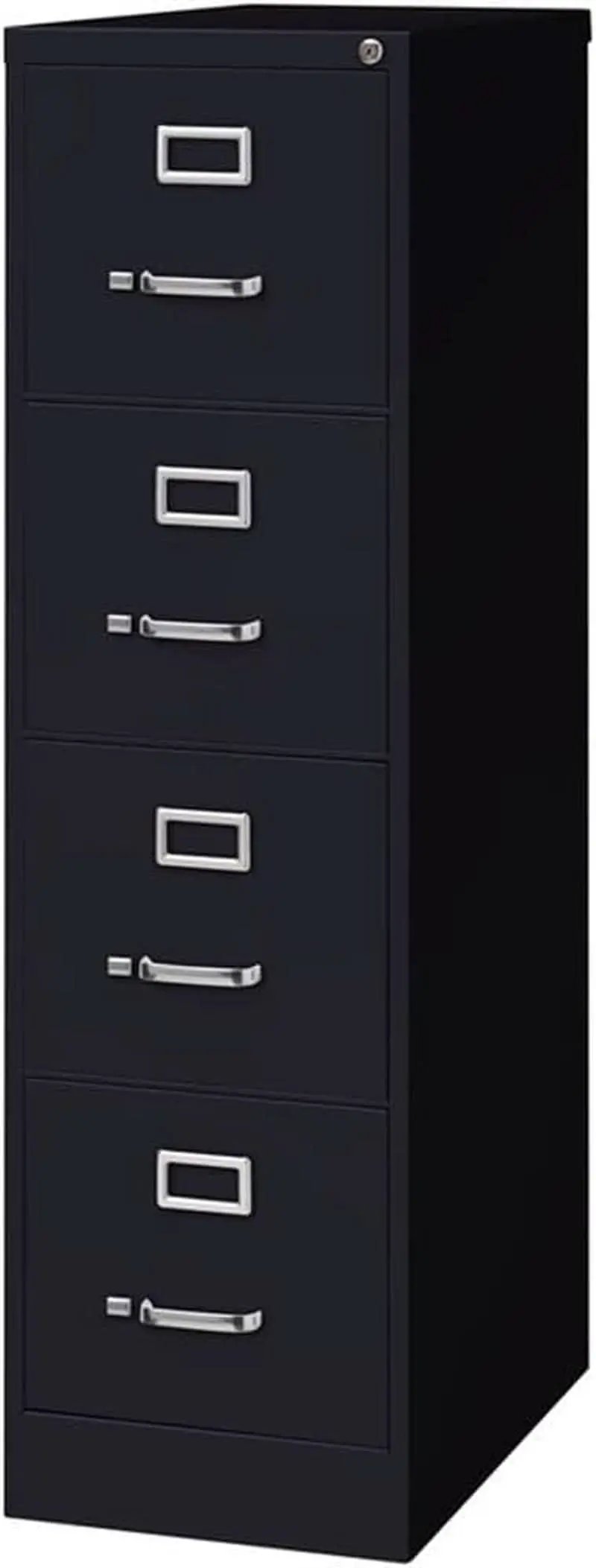 Hirsh 25 Deep 4 Drawer Vertical File Cabinet Black from PriceLows™