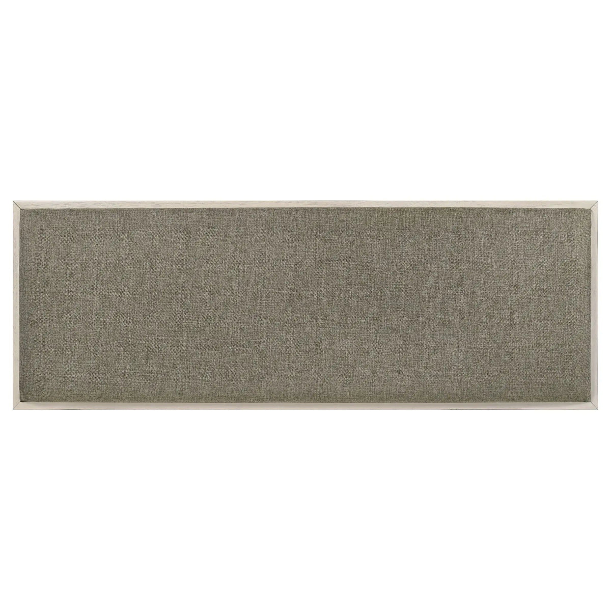Franco Fabric Upholstered Bench with Shelf Distressed | 50.5 x 17.75 x 18.5 in | Fabric | White