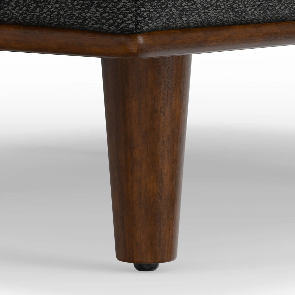 Morrison Handcrafted Ottoman | Mid-Century Modern Styling | Corner-Blocked Frame | 33 Inch Width