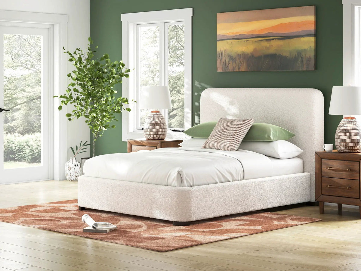 Brintstreet Upholstered Bed | Casual Modern Style | Inviting Design | 91.63 Inch Width