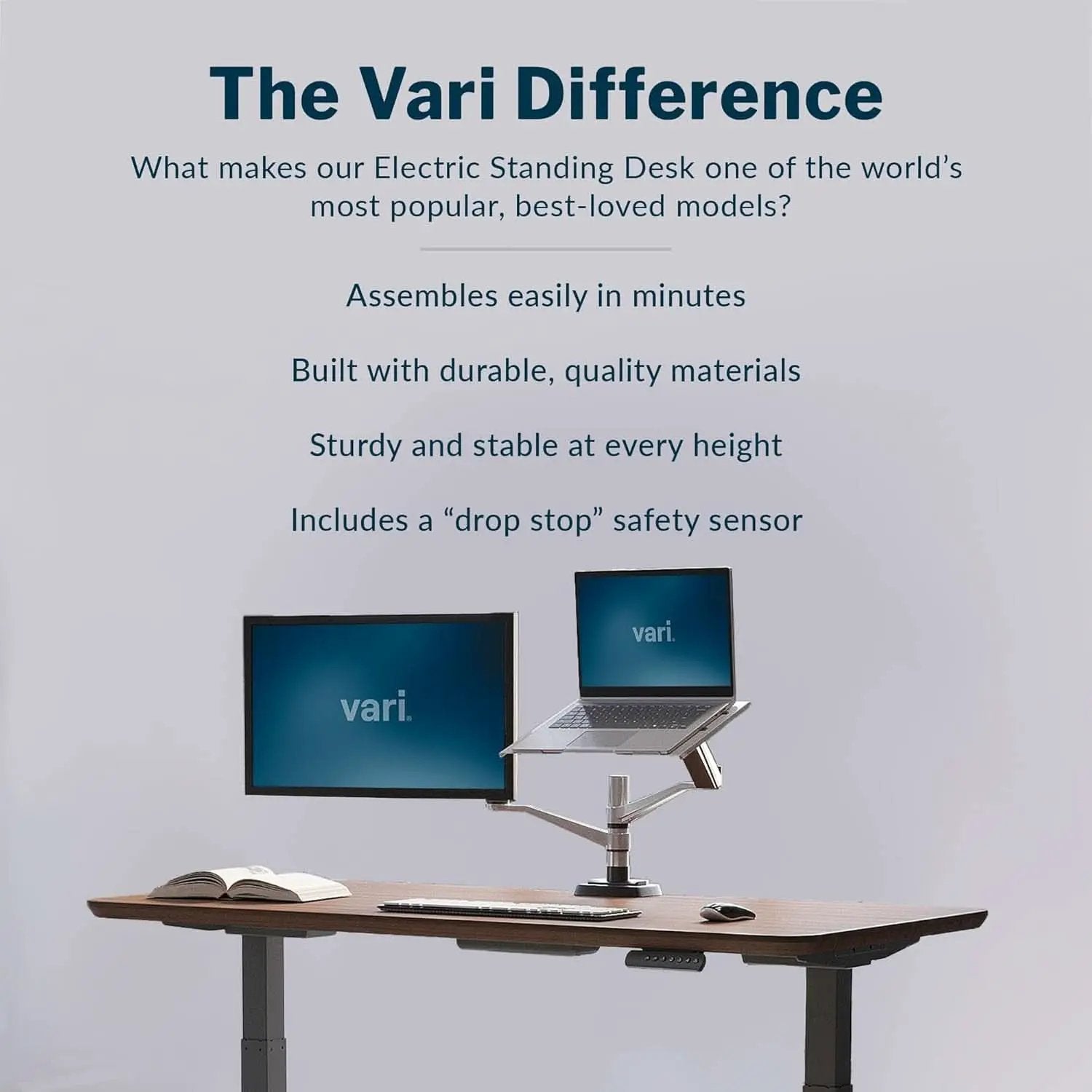 Electric Standing Desk 60x30 Memory Presets Studio from PriceLows™