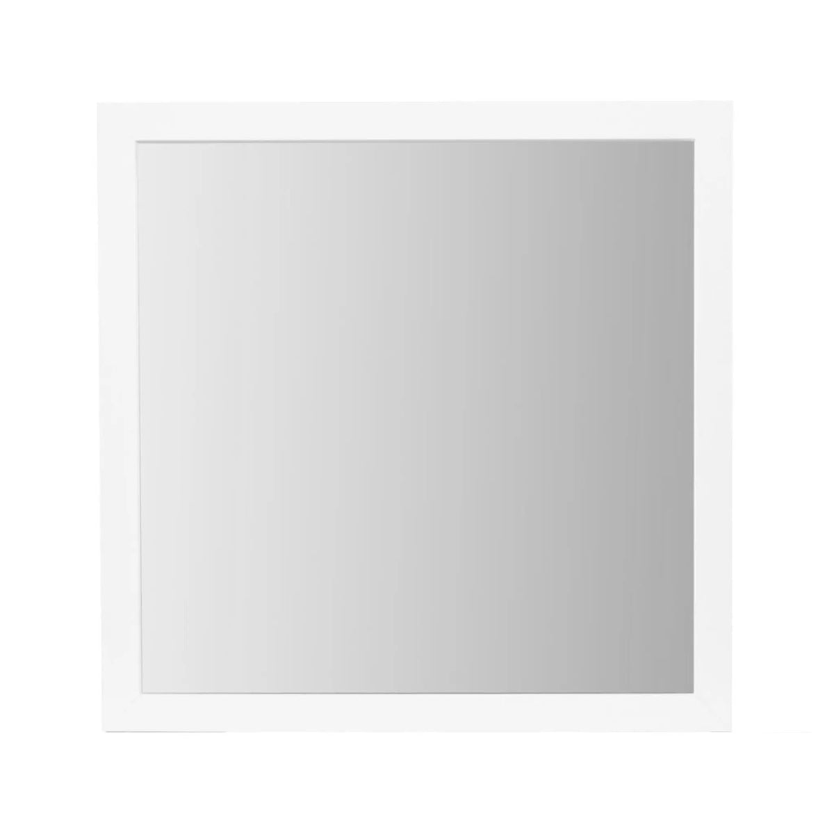 Omoda Mirror | 39.56 x 0.18 x 39.57 in | Wood & Acrylic | White