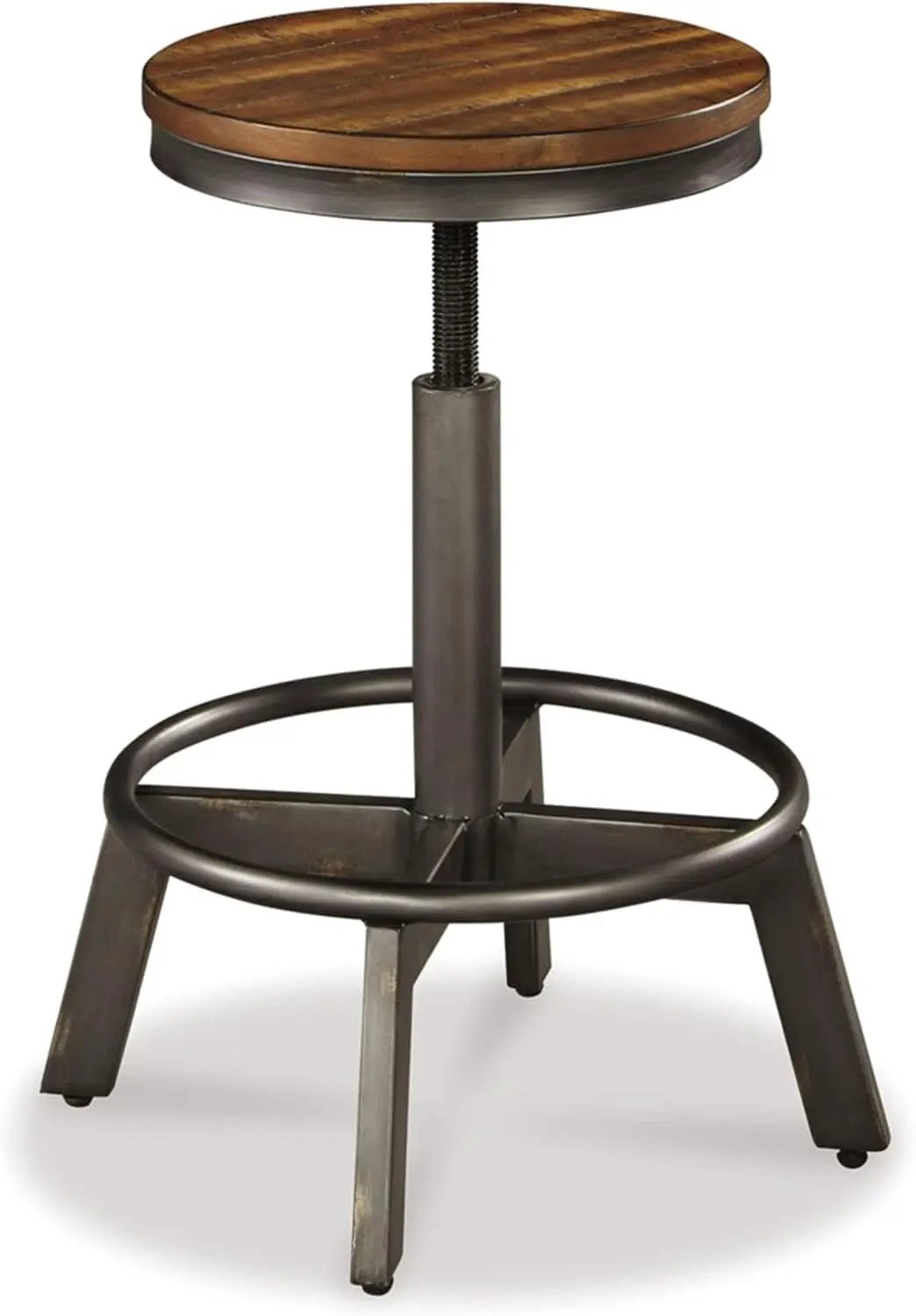 Torjin 24 Inch Adjustable Height Brown Barstools Set from PriceLows™