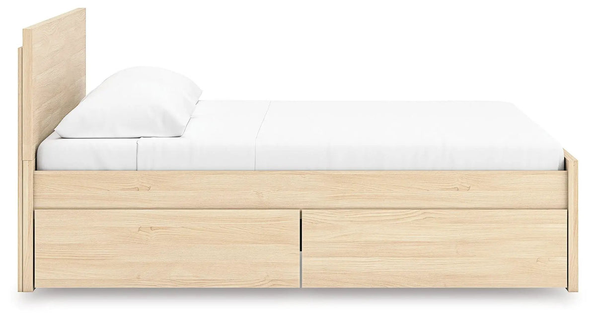 Onita Panel Platform Bed | Minimal Design | Ultra-Clean Lines | Easy-Elegant Solid Finish