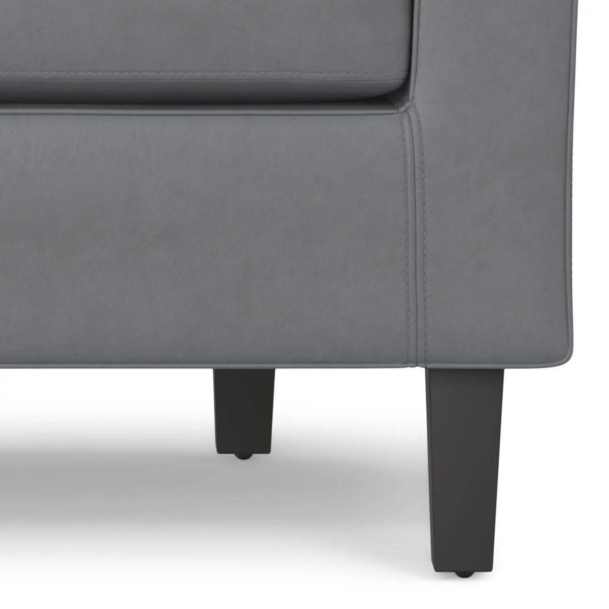 Austin Transitional Tub Chair | Curved Back | Top Stitching Detail | Kiln-Dried Wood Frame