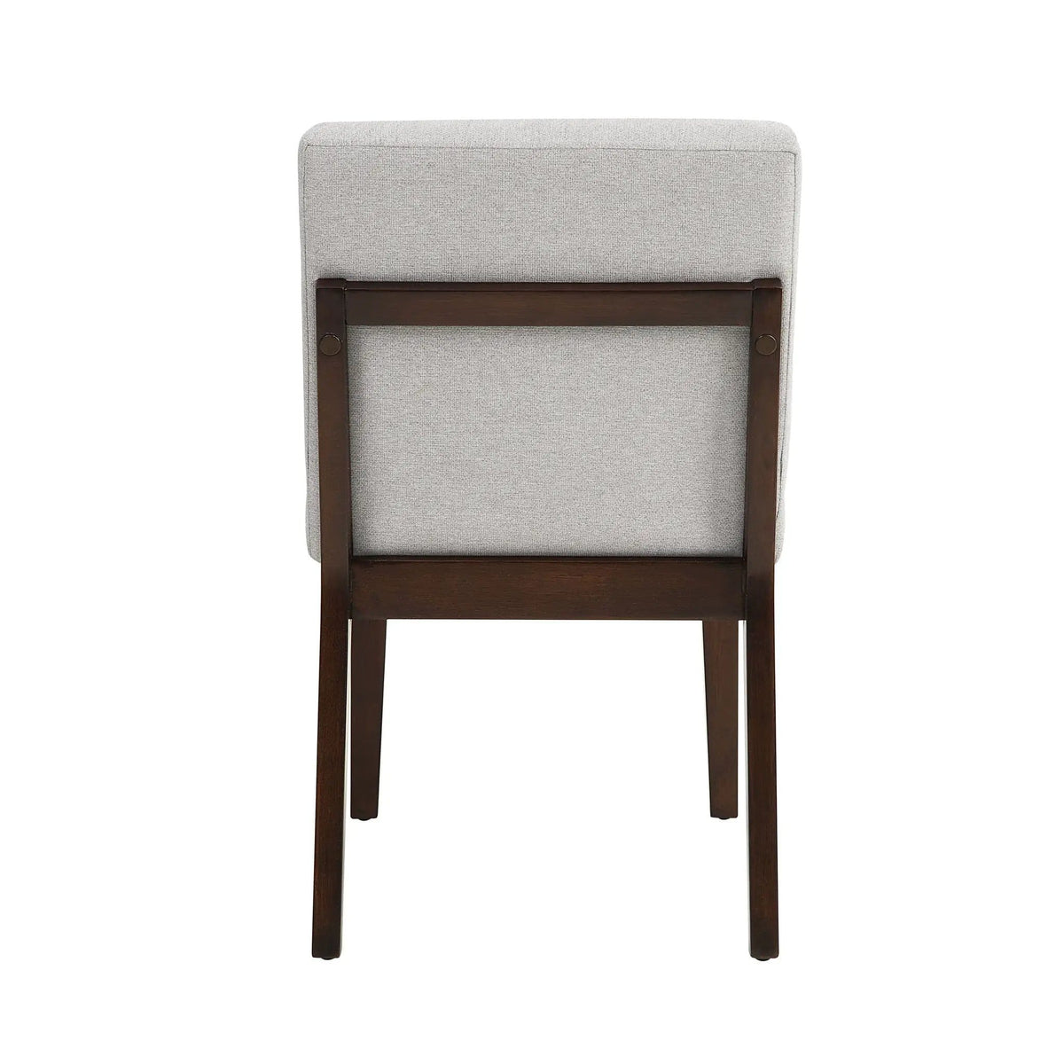 Edwyn Linen Side Chair (Set of 2) | 25 x 20 x 34 in | Rubberwood & Linen | Gray