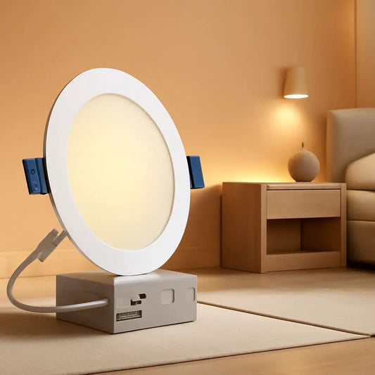 Six Inch Recessed LED Downlight 5CCT Dimmable from PriceLows™