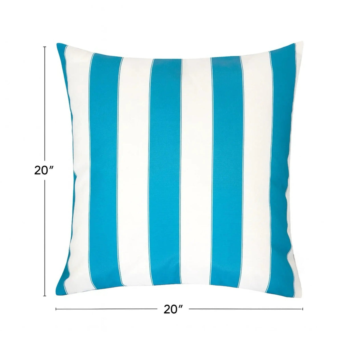 Horizon Stripe Pillow | Outdoor And Indoor Use | Water-Resistant Fabric | Removable Cover