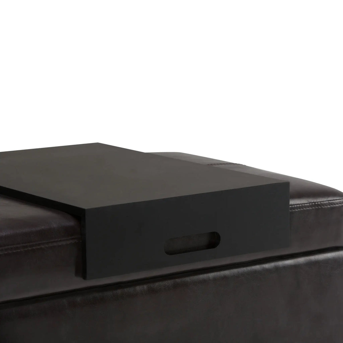 Oregon Contemporary Storage Ottoman Bench | Serving Tray | Lift Open Lid | Child Safety Hinge